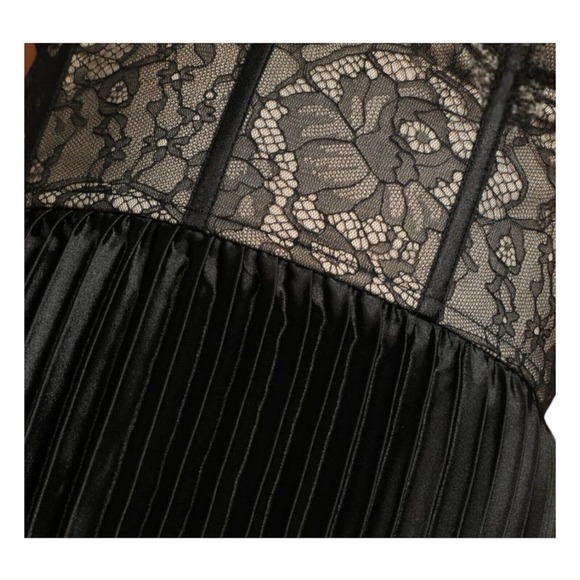 LULUS Black Lace Bustier Strapless Mini Corset Dress by Ideal Romance Sm… - Picture 6 of 16